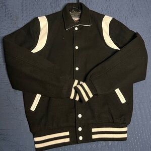 Black and White Varsity Jacket